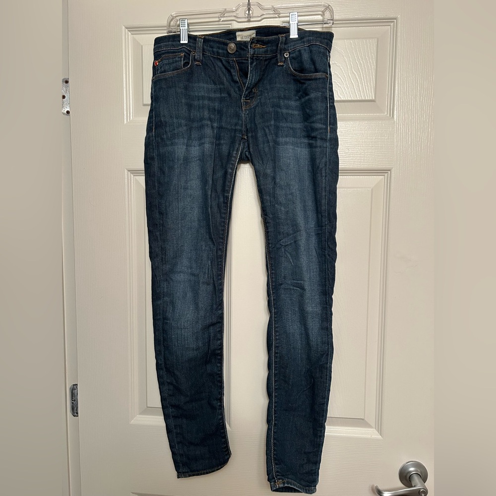Hudson Mid Rise Skinny Jeans